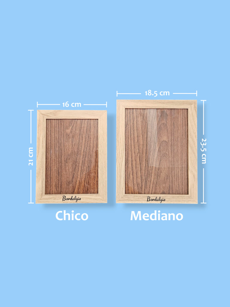 Cuadro  personalizado conmemorativo de mascota en madera